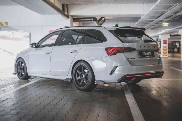 Faldones laterales difusores V.2 + Flaps Skoda Octavia RS Mk4 - Imagen 4