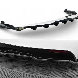 Splitter trasero (con barras verticales) V.2 Tesla Model S Plaid Mk1 Facelift