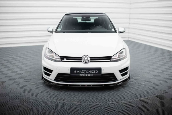 Splitter delantero V.5 + Flaps Volkswagen Golf R / R-Line Mk7 - Imagen 2