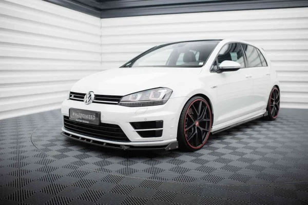 Splitter delantero V.5 + Flaps Volkswagen Golf R / R-Line Mk7 - Imagen 4