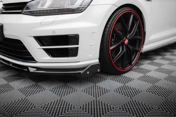 Splitter delantero V.5 + Flaps Volkswagen Golf R / R-Line Mk7 - Imagen 5