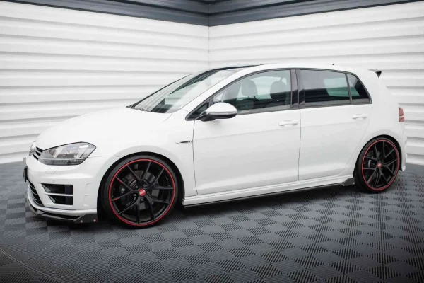 Faldones laterales difusores V.3 + Flaps Volkswagen Golf R / R-Line Mk7 - Imagen 2