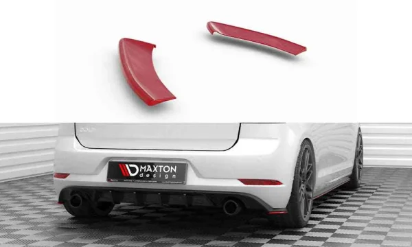 Splitters laterales traseros V.2 Volkswagen Golf GTI Mk7 Facelift