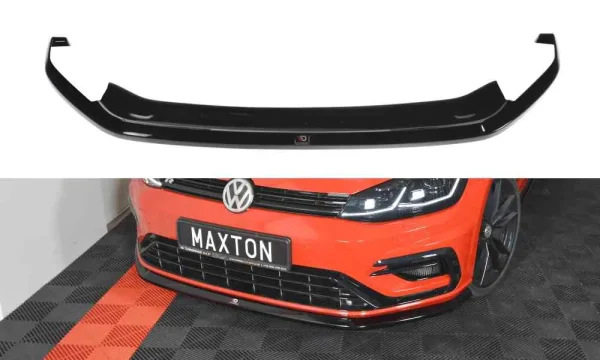 Splitter delantero V.6 VW Golf 7 R / R-Line Facelift