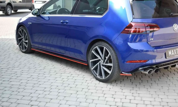 Faldones laterales difusores V.2 VW Golf 7 R / R-Line Facelift - Imagen 2