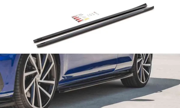 Faldones laterales difusores V.4 VW Golf 7 R / R-Line Facelift