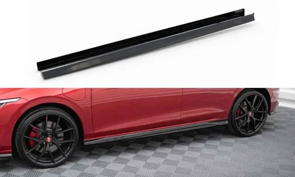 Difusores de faldones laterales V.3 Volkswagen Golf GTI / GTE / GTI Clubsport / GTD / R-Line Mk8