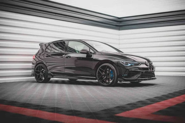 Faldones laterales difusores V.2 + Flaps Volkswagen Golf R Mk8 - Imagen 3
