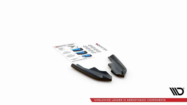 Splitters laterales traseros V.4 para Volkswagen Golf R Mk8 - Imagen 5