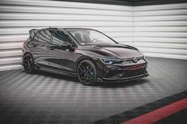 Faldones laterales difusores V.2 + Flaps Volkswagen Golf R Mk8 - Imagen 2