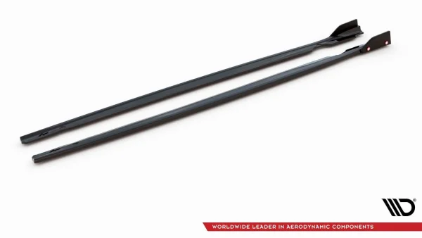 Faldones laterales difusores V.2 + Flaps Volkswagen Golf R Mk8 - Imagen 8