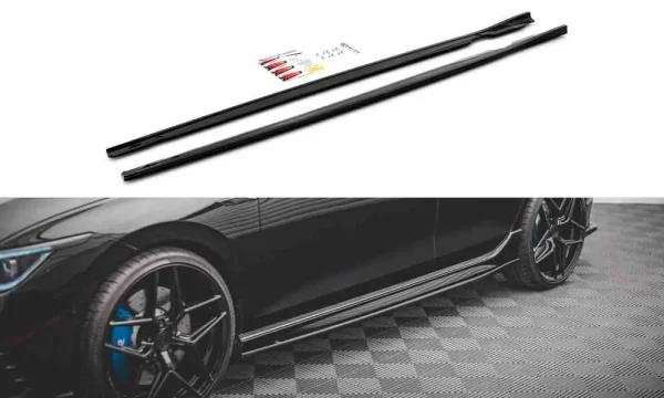 Difusores de faldones laterales V.2 Volkswagen Golf R Mk8