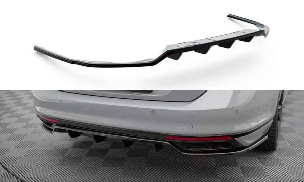 Splitter trasero (con barras verticales) Volkswagen Passat R-Line B8 Facelift