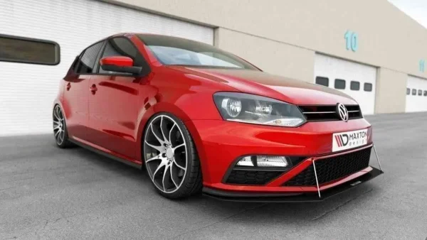 SPLITTER DE CARRERAS DELANTERO Volkswagen Polo GTI Mk5 Facelift - Imagen 2