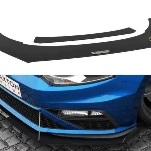 SPLITTER DE CARRERAS DELANTERO (con alerones) Volkswagen Polo GTI Mk5 Facelift
