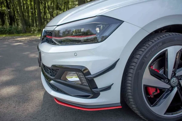 Alerones de parachoques delanteros (Canards) Volkswagen Polo GTI Mk6 - Imagen 2