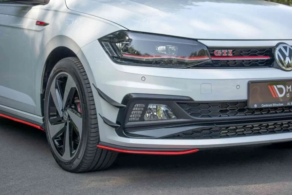 Alerones de parachoques delanteros (Canards) Volkswagen Polo GTI Mk6 - Imagen 3
