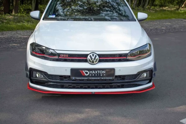 SPLITTER DELANTERO V.2 Volkswagen Polo GTI / R-line Mk6 - Imagen 2