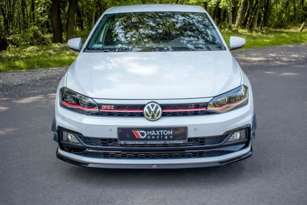 Splitter delantero V.3 Volkswagen Polo GTI / R-line Mk6 - Imagen 3
