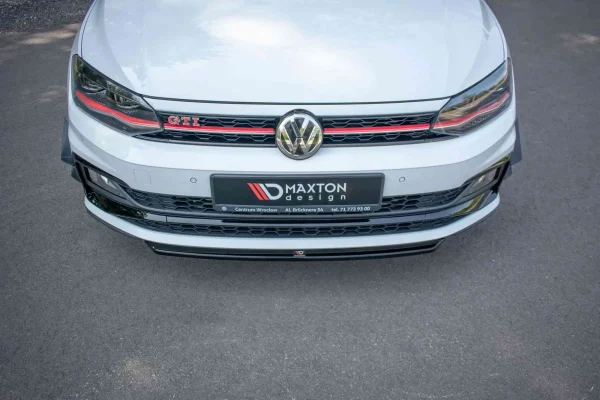 Splitter delantero V.4 Volkswagen Polo GTI / R-line Mk6 - Imagen 2