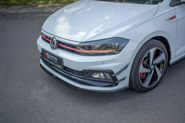Splitter delantero V.4 Volkswagen Polo GTI / R-line Mk6 - Imagen 4