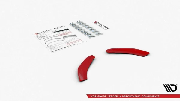 Splittery Przednie Boczne Volkswagen Polo GTI / R-line Mk6 - Imagen 7