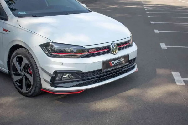 Splittery Przednie Boczne Volkswagen Polo GTI / R-line Mk6 - Imagen 4