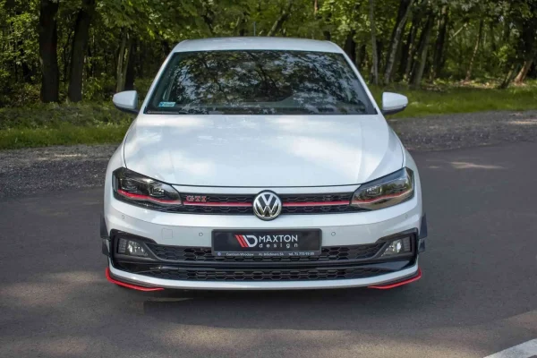 Splittery Przednie Boczne Volkswagen Polo GTI / R-line Mk6 - Imagen 3