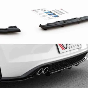 Splitter trasero (con barras verticales) Volkswagen Polo GTI / R-line Mk6