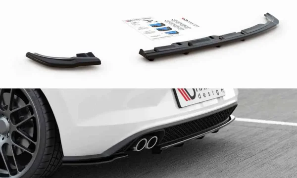 Splitter trasero (con barras verticales) Volkswagen Polo GTI / R-line Mk6