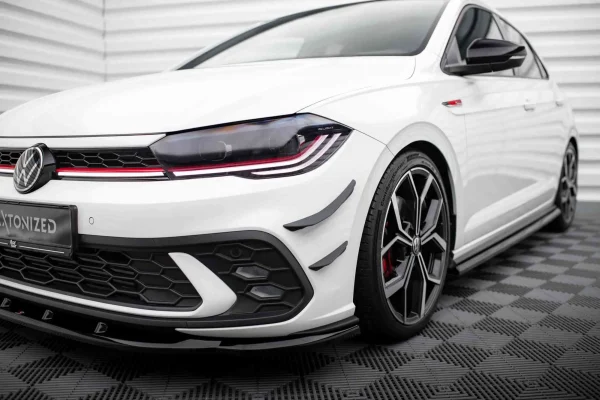 Alerones de parachoques delanteros (Canards) Volkswagen Polo GTI Mk6 Facelift - Imagen 2
