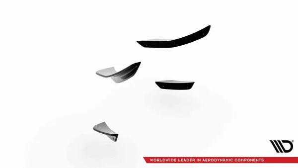 Alerones de parachoques delanteros (Canards) Volkswagen Polo GTI Mk6 Facelift - Imagen 7
