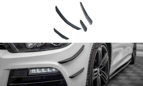 Alerones de parachoques delanteros (Canards) Volkswagen Scirocco R Mk3