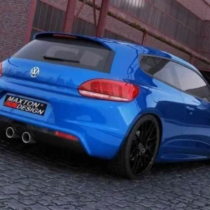 Faldón trasero VW Scirocco III R con 2 orificios de escape