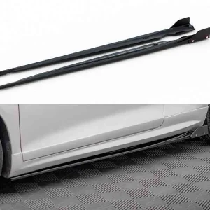 Faldones laterales difusores V.2 + Flaps Volkswagen Scirocco R Mk3