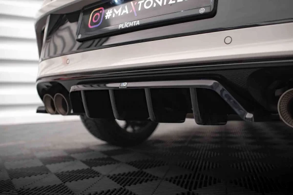 Splitter trasero (con barras verticales) Volkswagen T-Roc R / R-Line Mk1 Facelift - Imagen 4