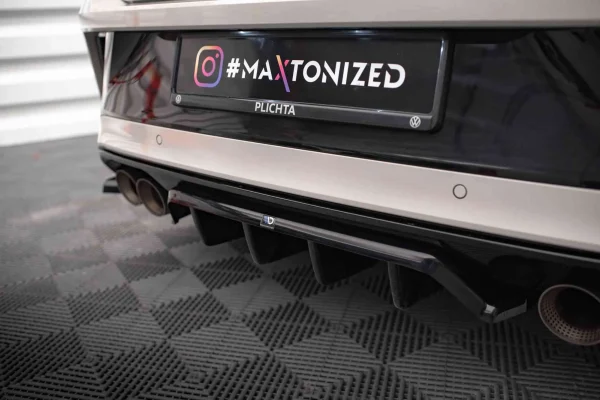 Splitter trasero (con barras verticales) Volkswagen T-Roc R / R-Line Mk1 Facelift - Imagen 3