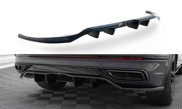 Splitter trasero (con barras verticales) Volkswagen Tiguan R-Line Mk2 Facelift