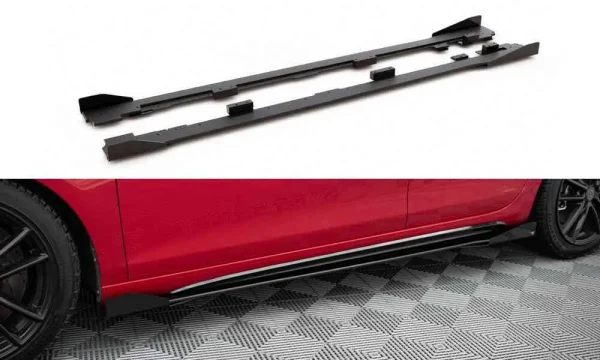 Faldones laterales y difusores de durabilidad para competición Volkswagen Golf GTI Mk6