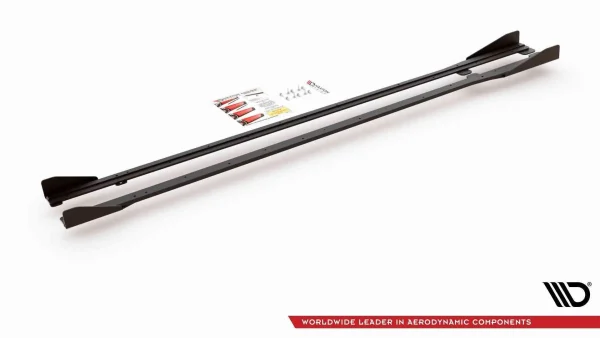 Faldones laterales de durabilidad para competición Difusores + Aletas VW Golf 7 R / R-Line Facelift - Imagen 6