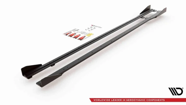 Faldones laterales de durabilidad para competición Difusores + Aletas VW Golf 7 R / R-Line Facelift - Imagen 7