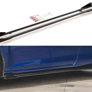 Faldones laterales de durabilidad para competición Difusores + Aletas VW Golf 7 R / R-Line Facelift