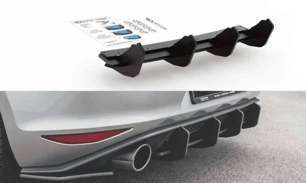 Difusor trasero Racing Durablity V.2 VW Golf 7 GTI