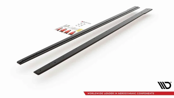 Faldones laterales duraderos para competición Difusores Volkswagen Polo GTI Mk6 - Imagen 7