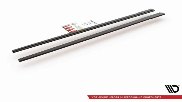 Faldones laterales duraderos para competición Difusores Volkswagen Polo GTI Mk6 - Imagen 6