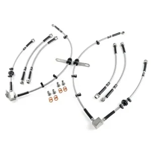 Latiguillos de freno trenzados HEL para Land Rover Discovery 3, 4 todos los modelos (2004-2017)