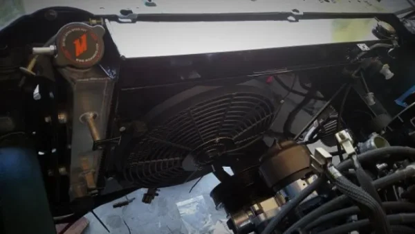 Kit de cubierta de ventilador de radiador de aluminio de alto rendimiento, compatible con Ford Mustang 1994-1996 - Imagen 5