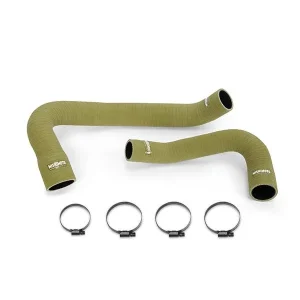Kit de manguera de silicona color verde oliva, compatible con Jeep Wrangler 6 cilindros 2007-2011