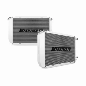Radiador de carreras de aluminio de doble paso, compatible con Ford Mustang 1979-1993