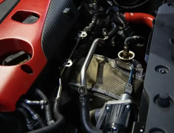 Manta turbo de titanio, compatible con Honda Civic Type R (FK2/FK8) 2017+ - Imagen 5